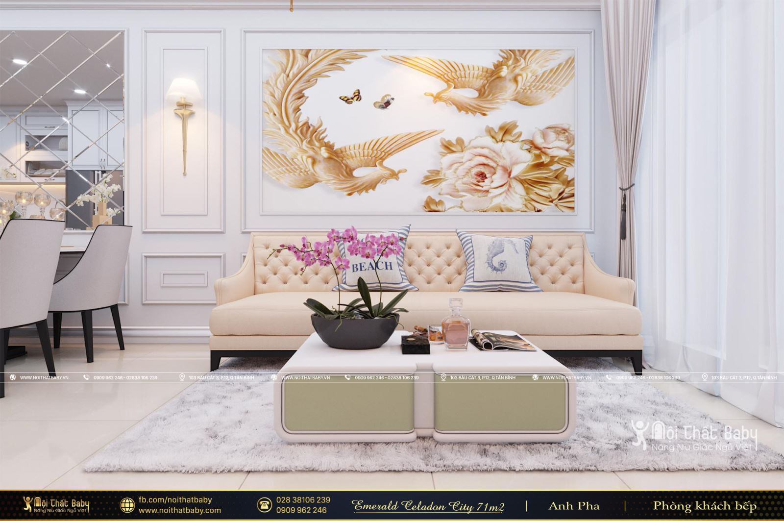 Tổng hợp các mẫu thiết kế nội thất Chung cư Emerald Celadon City